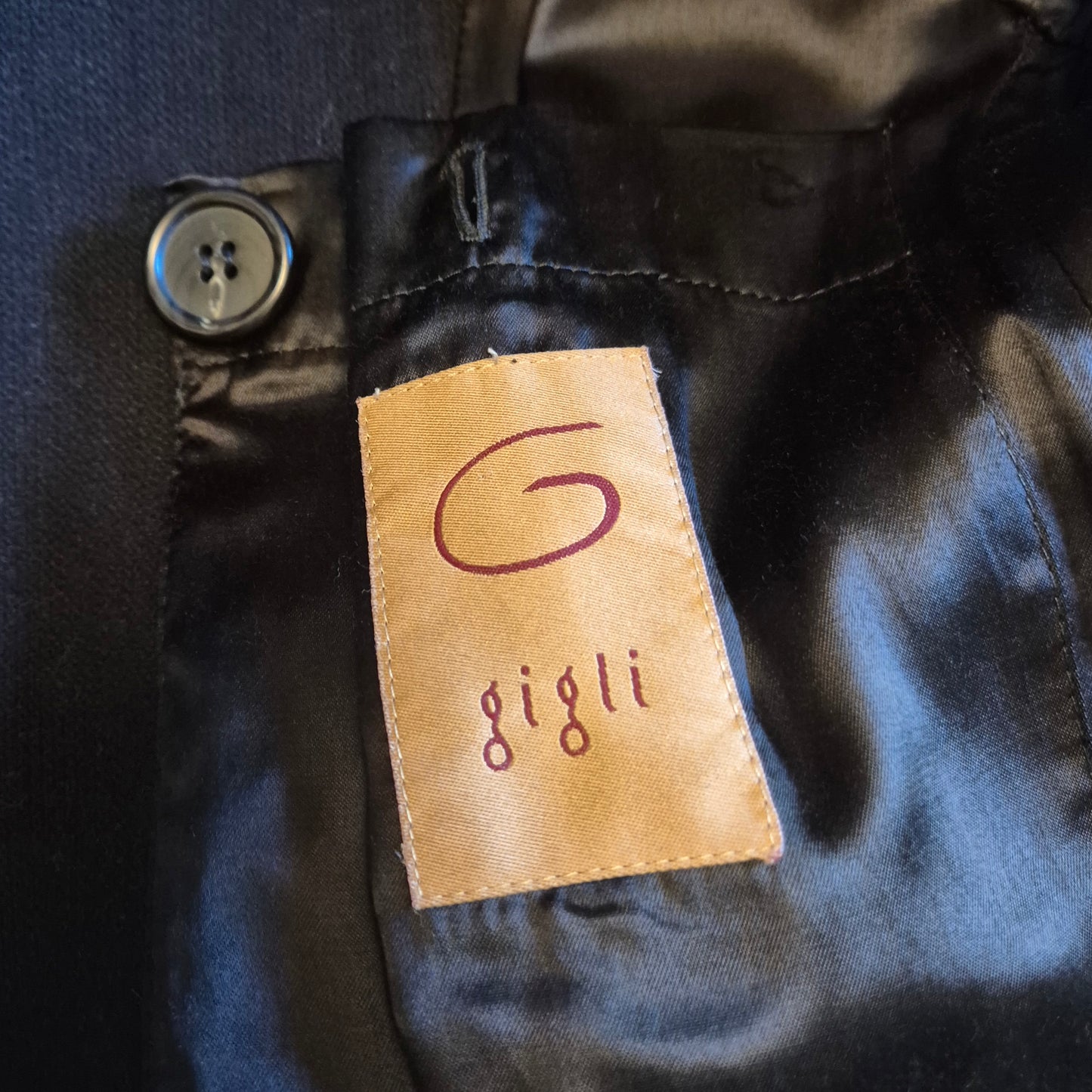 Romeo Gigli | Cappotto nero doppiopetto