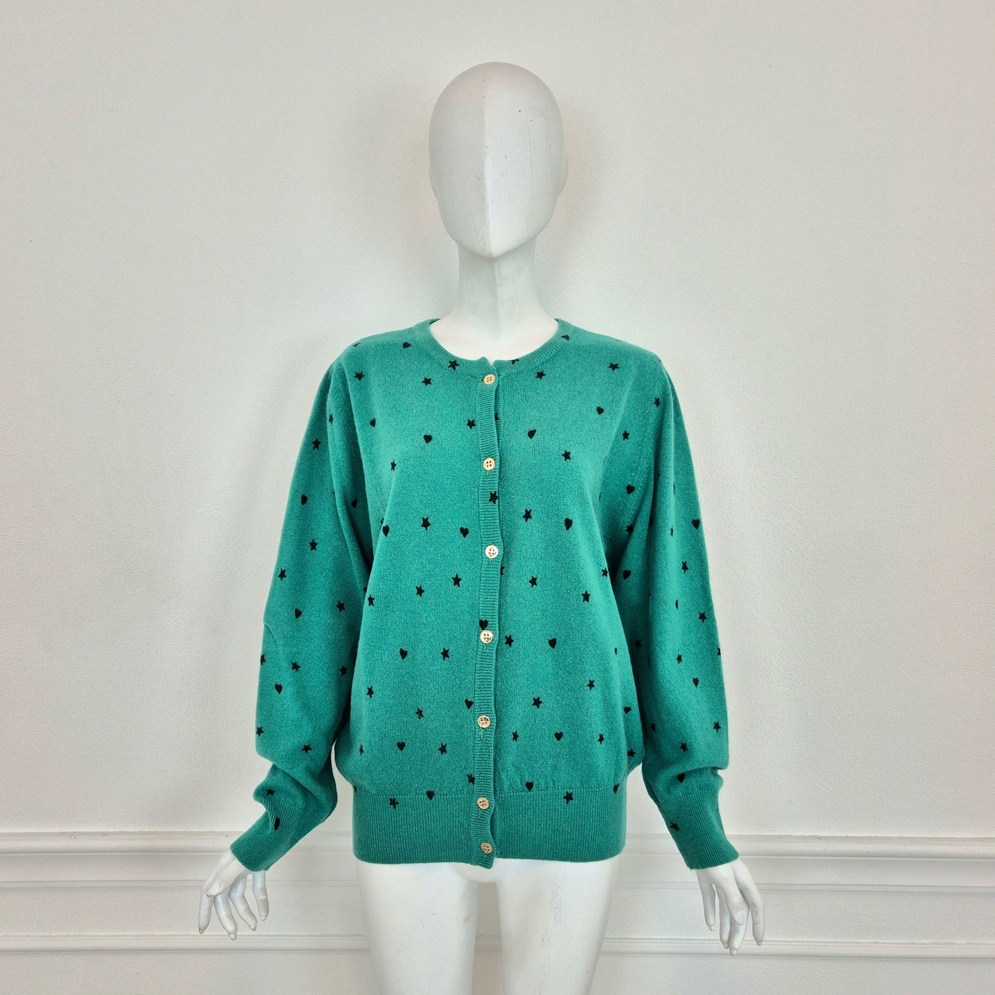 Jean Charles de Castelbajac pour Iceberg | Cardigan verde Tom e Gerry