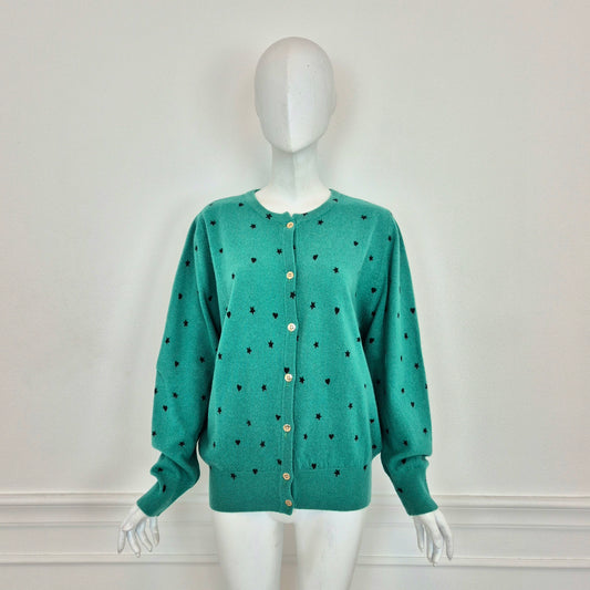 Jean Charles de Castelbajac pour Iceberg | Cardigan verde Tom e Gerry