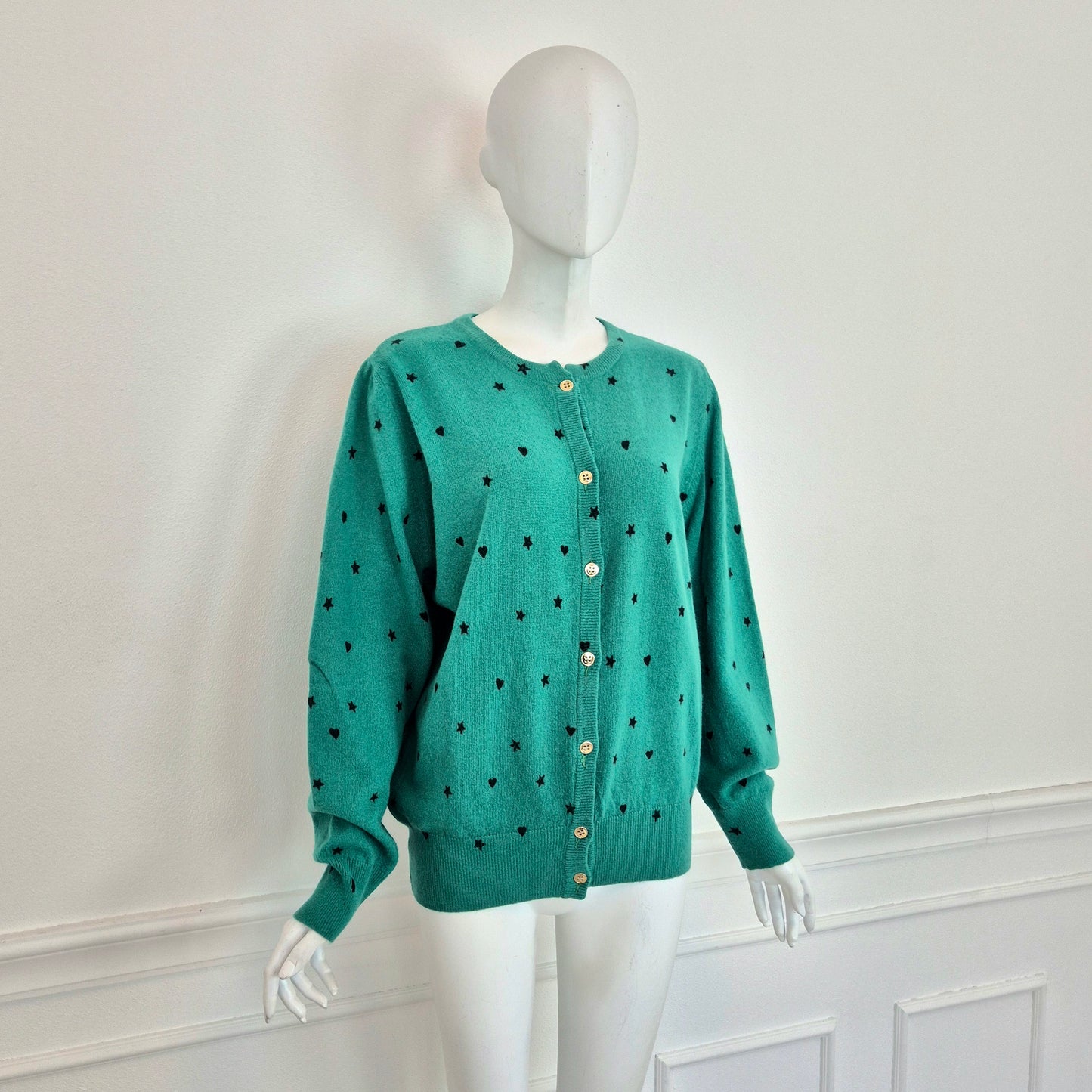 Jean Charles de Castelbajac pour Iceberg | Cardigan verde Tom e Gerry