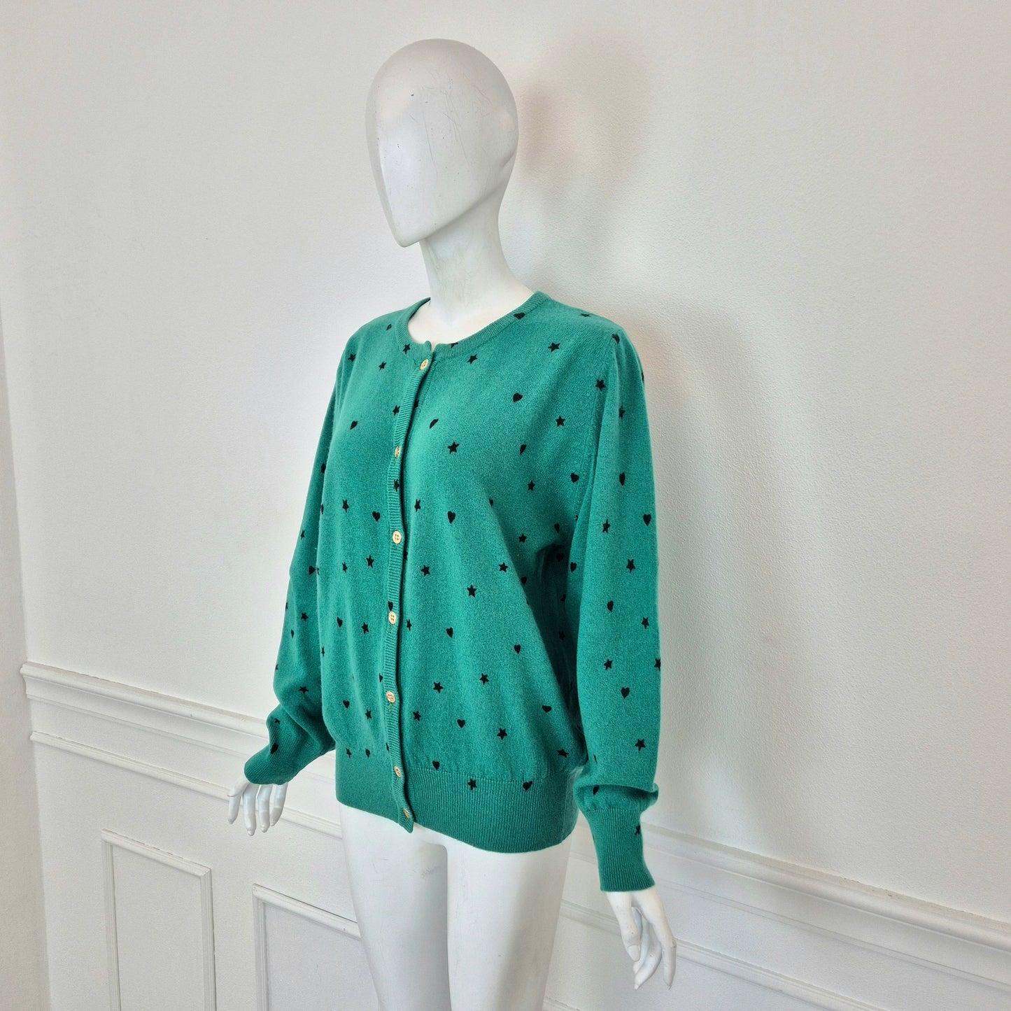 Jean Charles de Castelbajac pour Iceberg | Cardigan verde Tom e Gerry