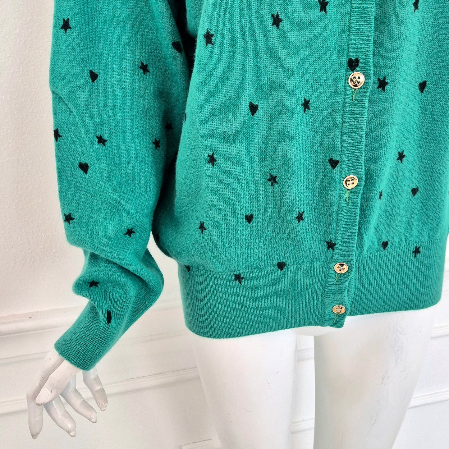 Jean Charles de Castelbajac pour Iceberg | Cardigan verde Tom e Gerry