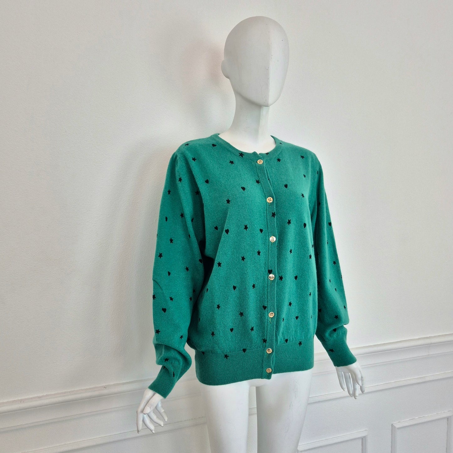 Jean Charles de Castelbajac pour Iceberg | Cardigan verde Tom e Gerry