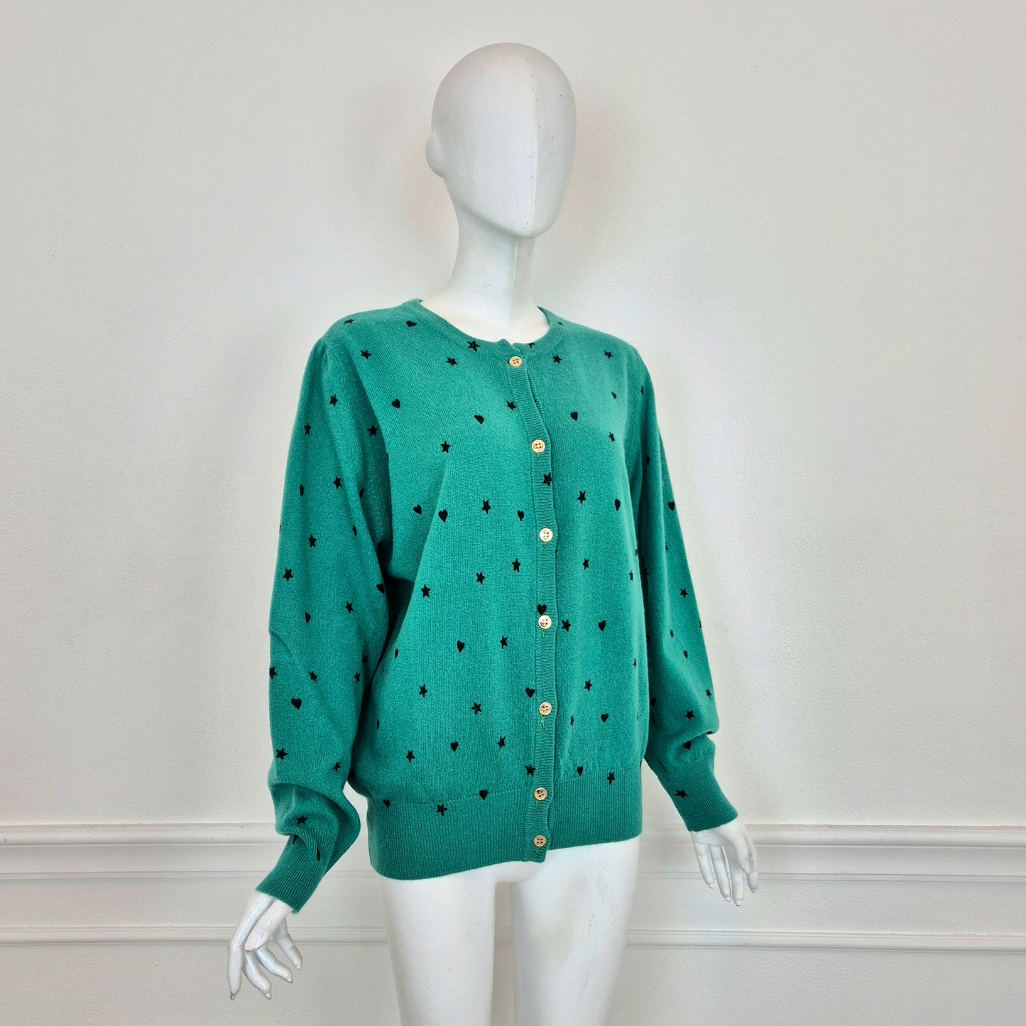 Jean Charles de Castelbajac pour Iceberg | Cardigan verde Tom e Gerry