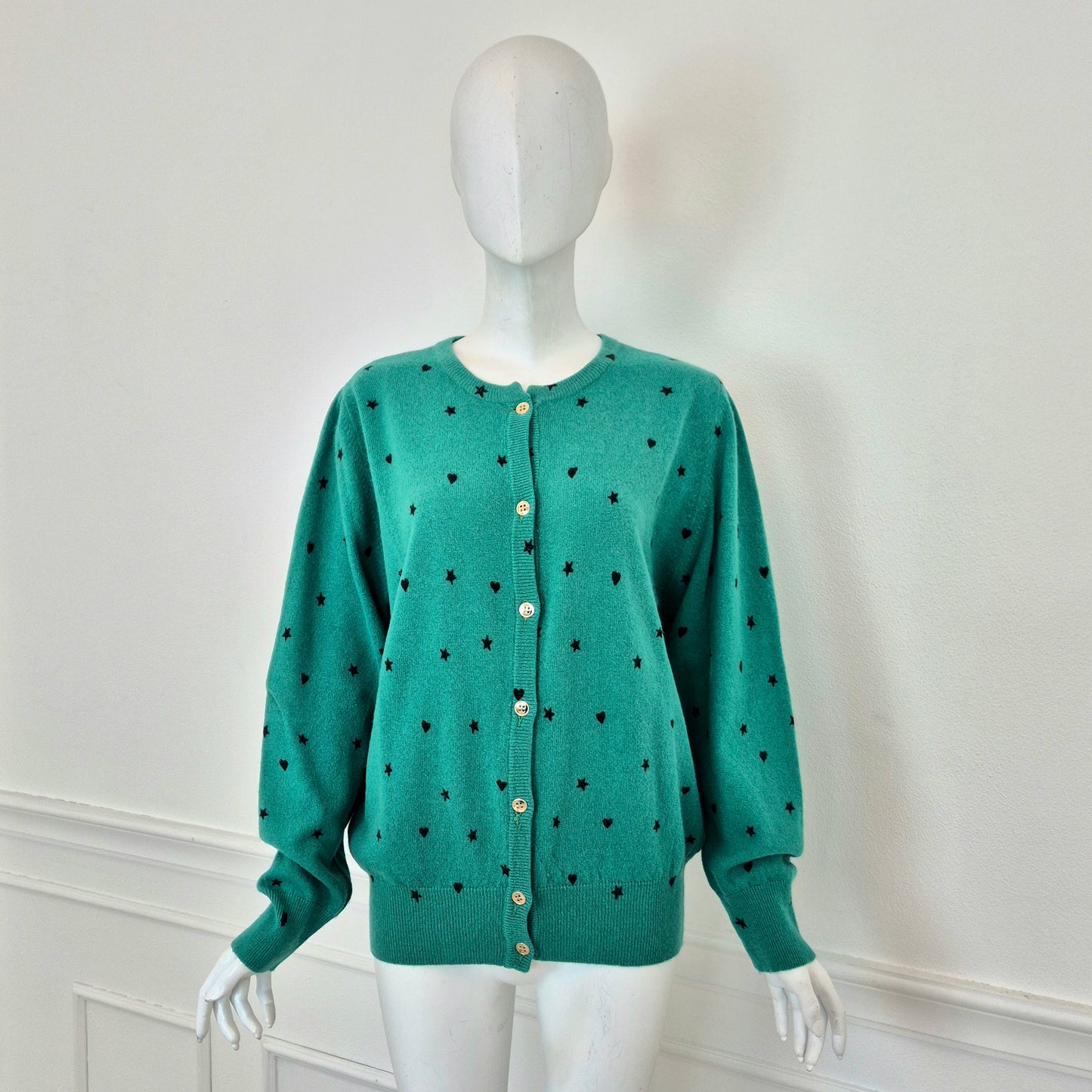 Jean Charles de Castelbajac pour Iceberg | Cardigan verde Tom e Gerry