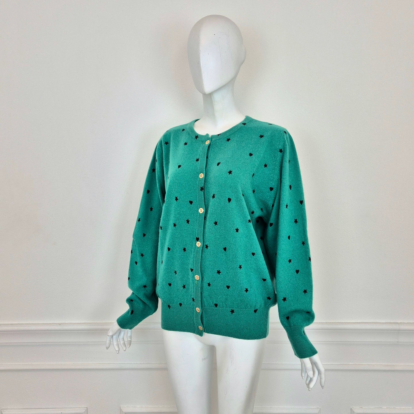 Jean Charles de Castelbajac pour Iceberg | Cardigan verde Tom e Gerry