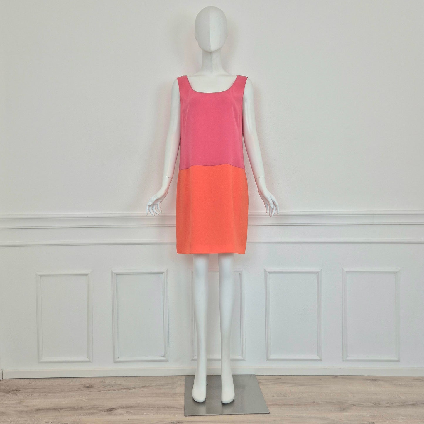 Prada | Abito bicolor arancione-rosa