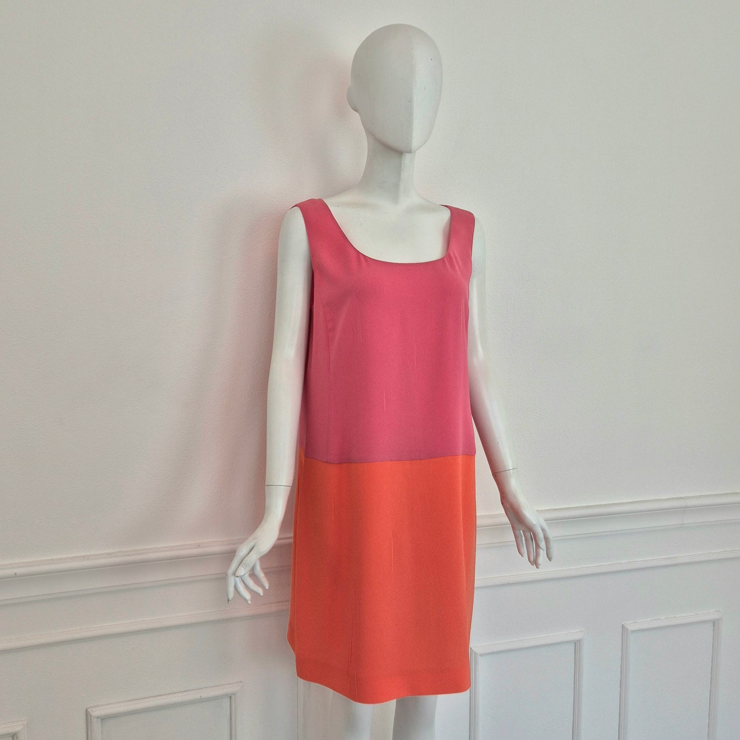 Prada | Abito bicolor arancione-rosa