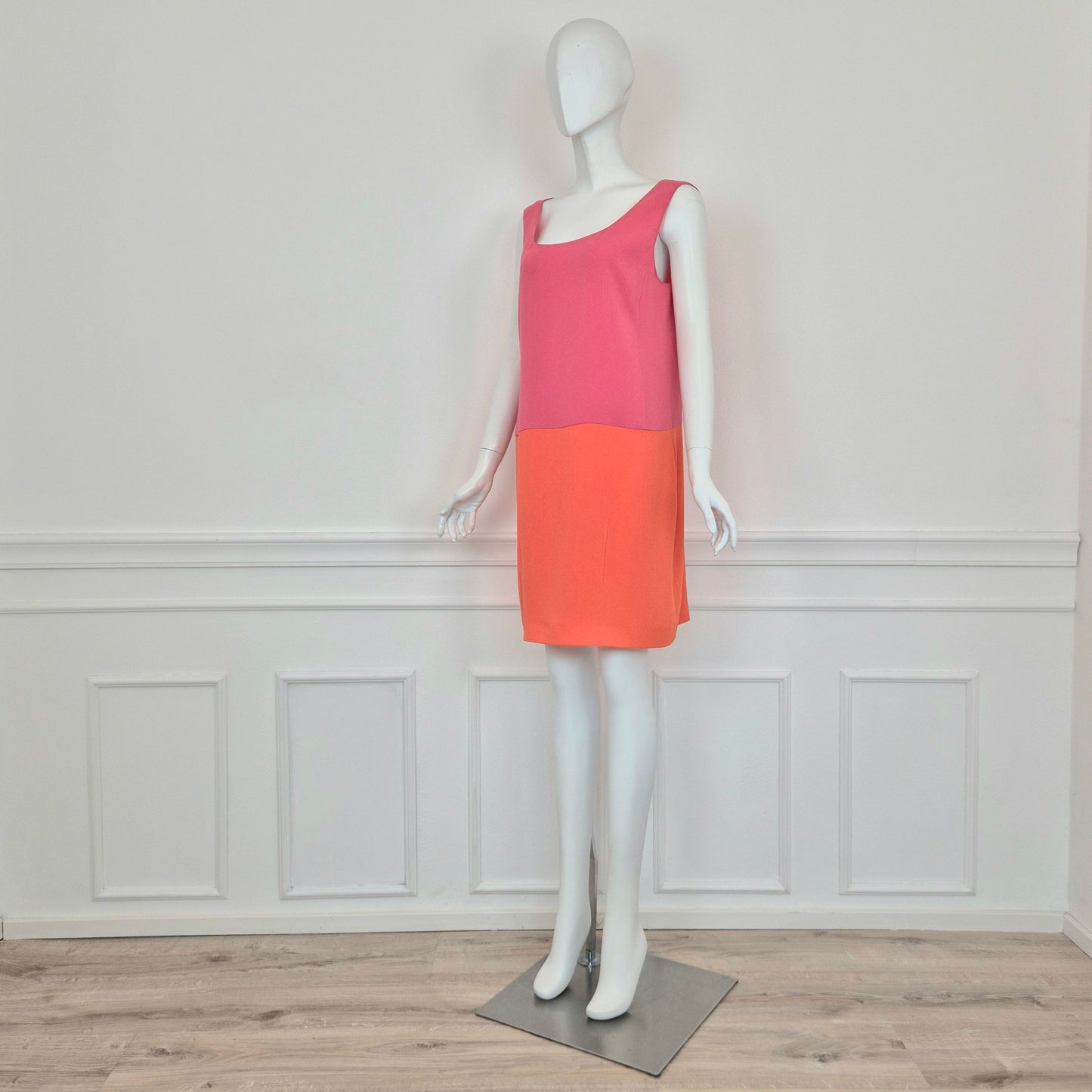 Prada | Abito bicolor arancione-rosa