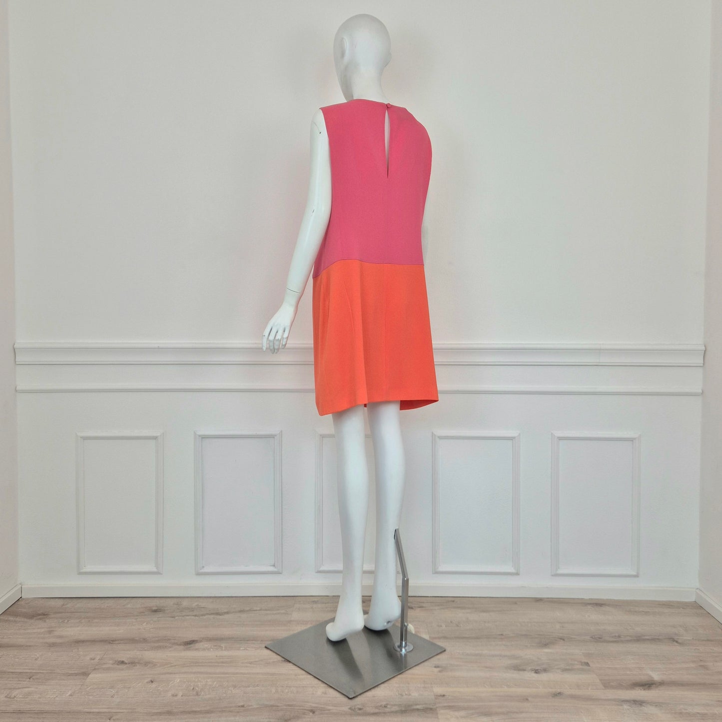 Prada | Abito bicolor arancione-rosa