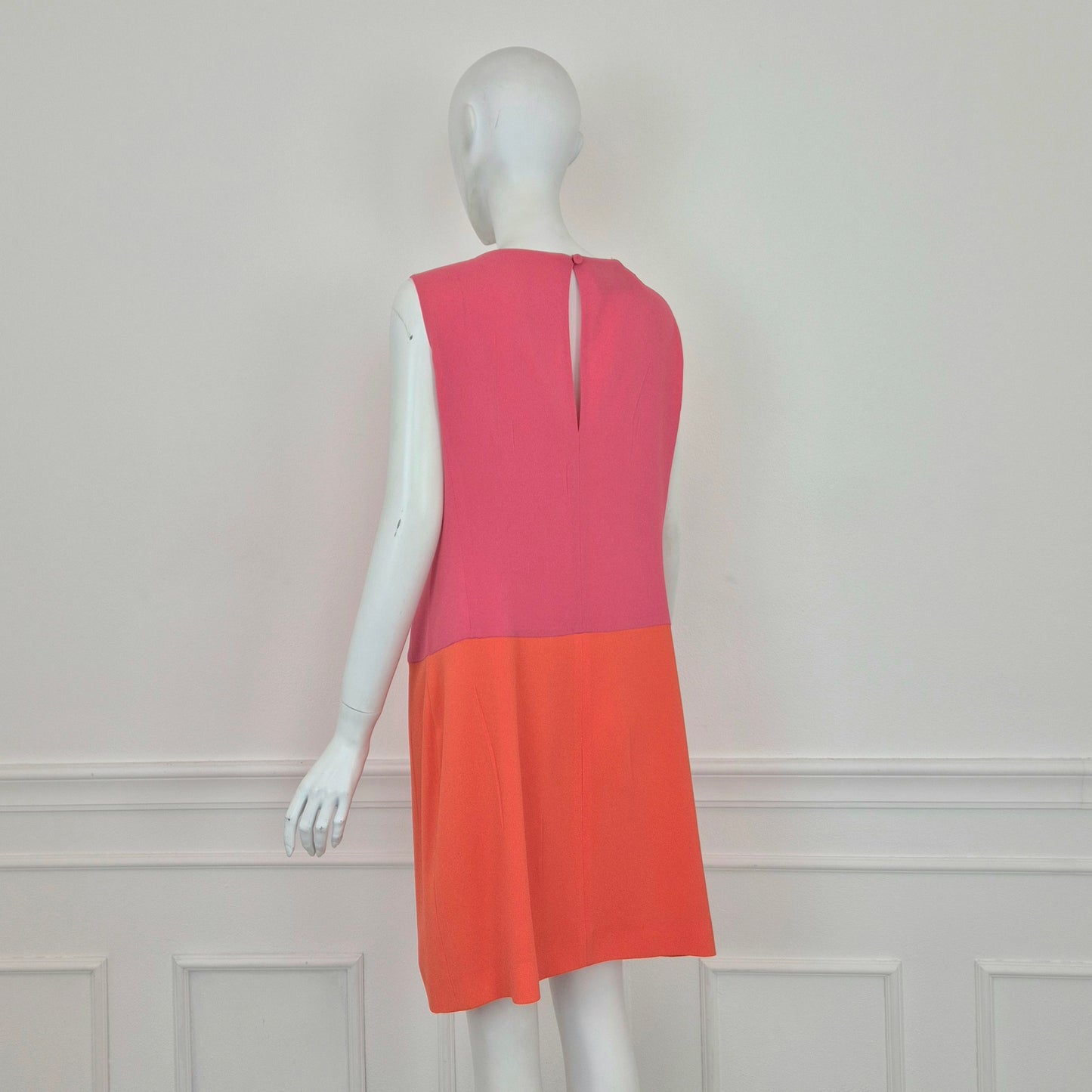 Prada | Abito bicolor arancione-rosa