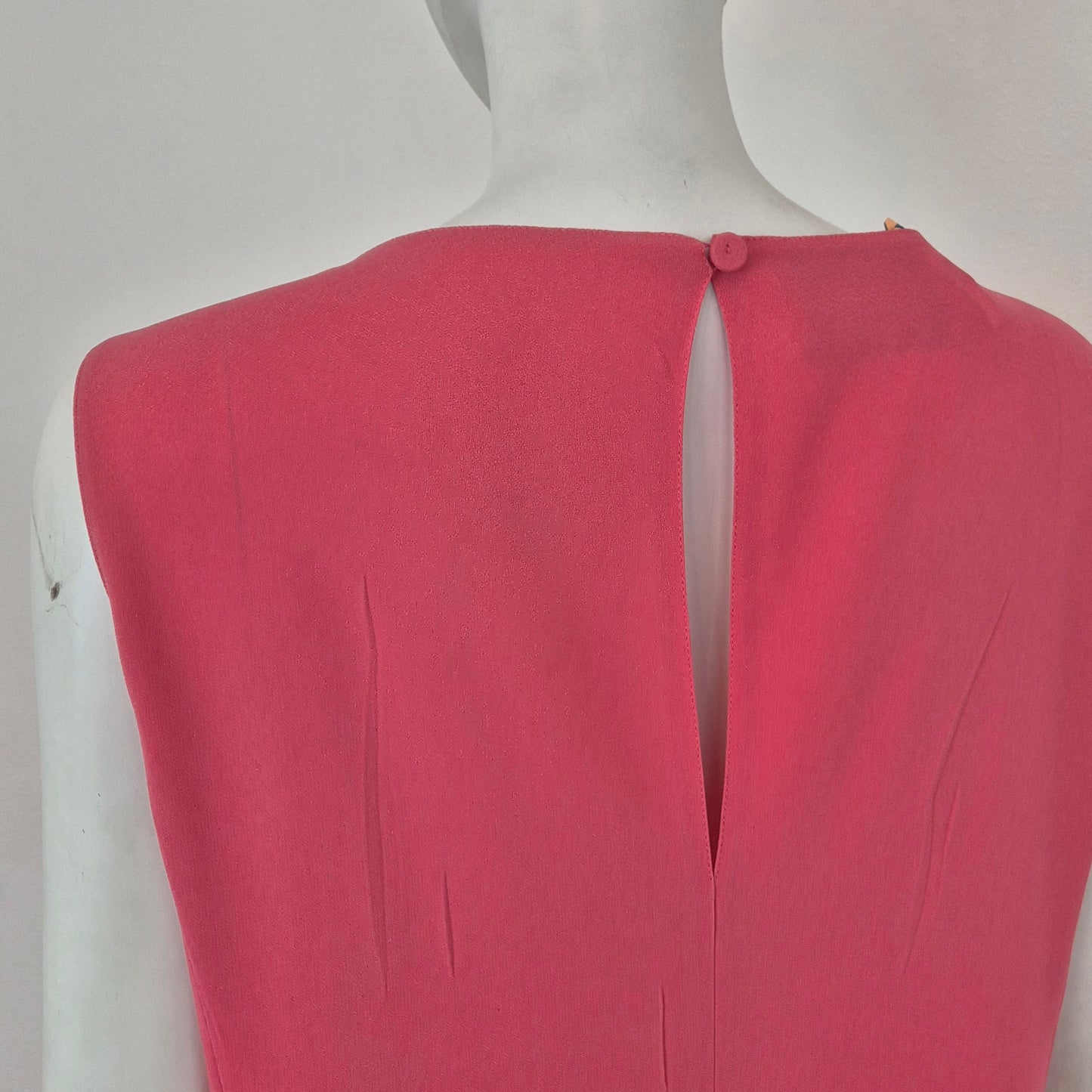 Prada | Abito bicolor arancione-rosa