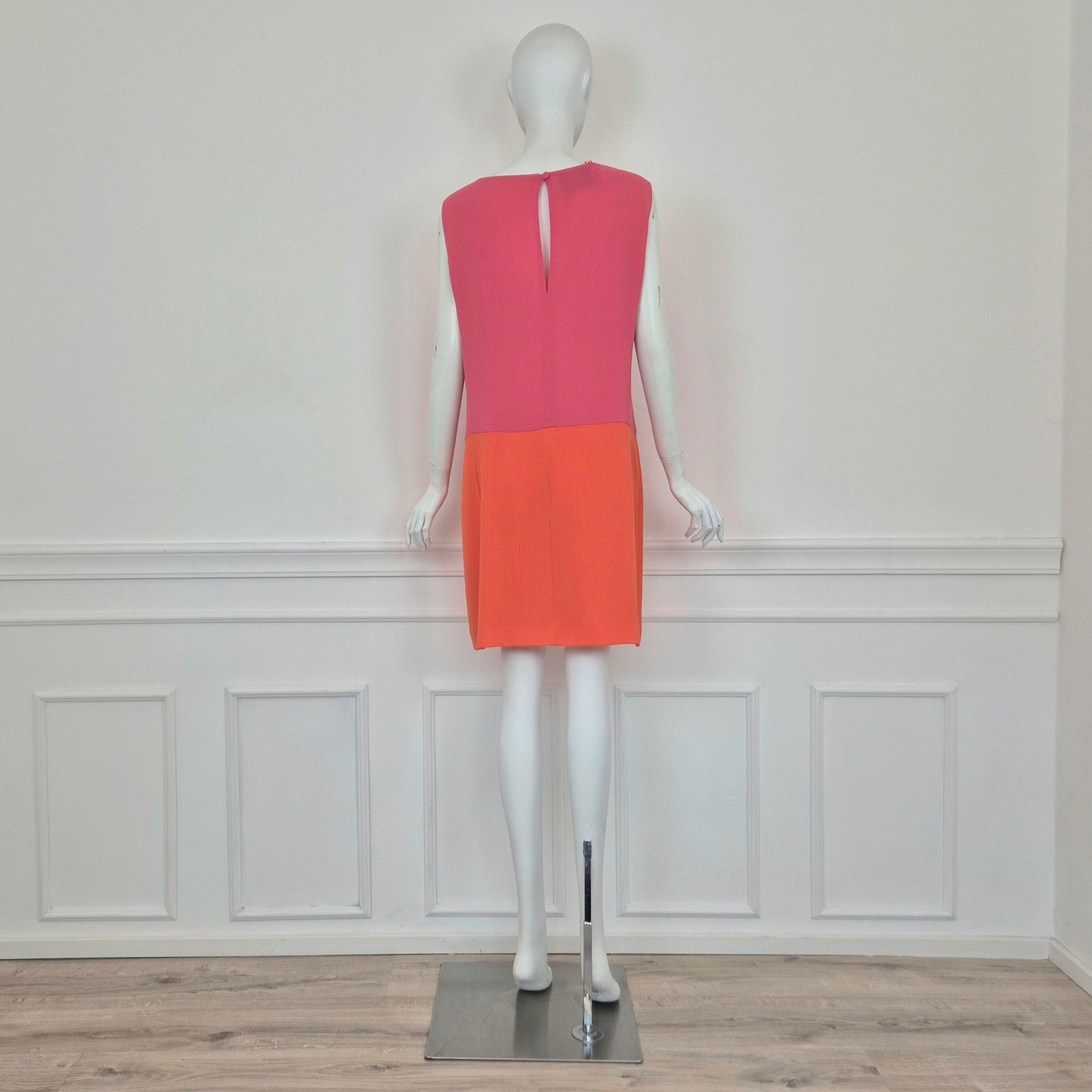 Prada | Abito bicolor arancione-rosa