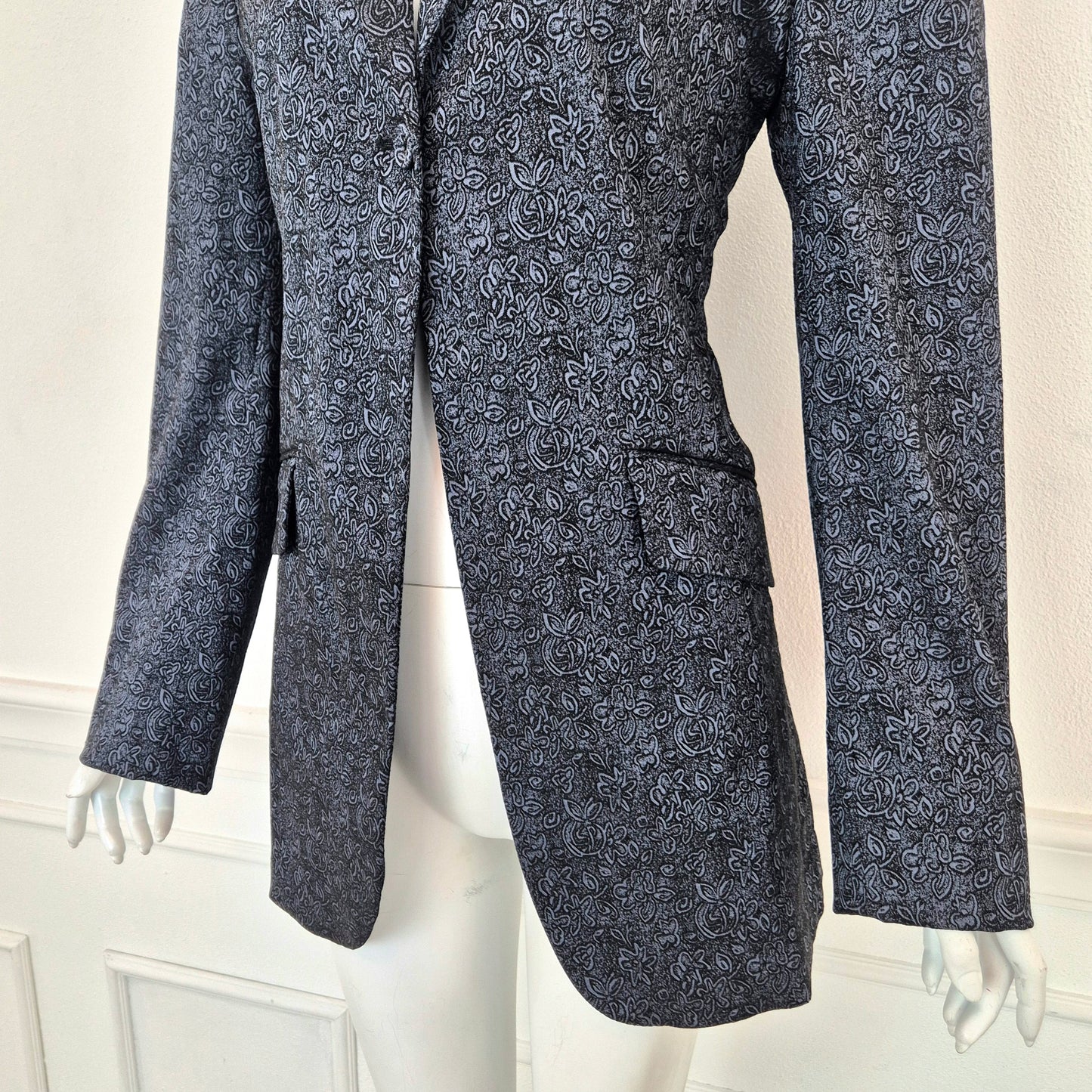 Romeo Gigli | Blazer tessuto cangiante floreale