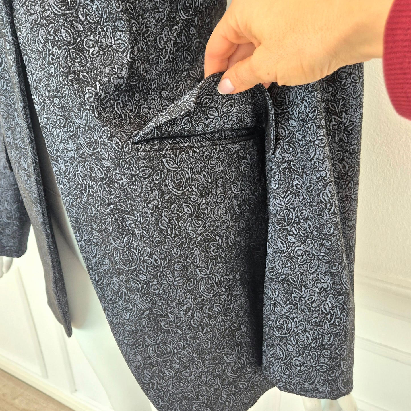 Romeo Gigli | Blazer tessuto cangiante floreale