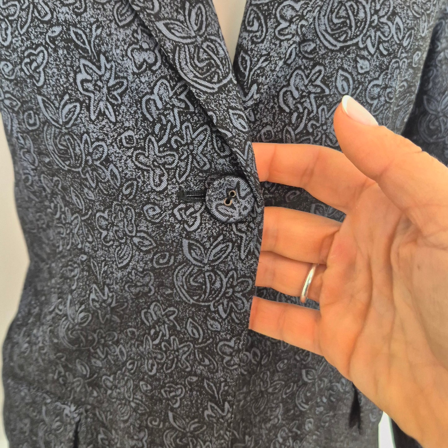 Romeo Gigli | Blazer tessuto cangiante floreale