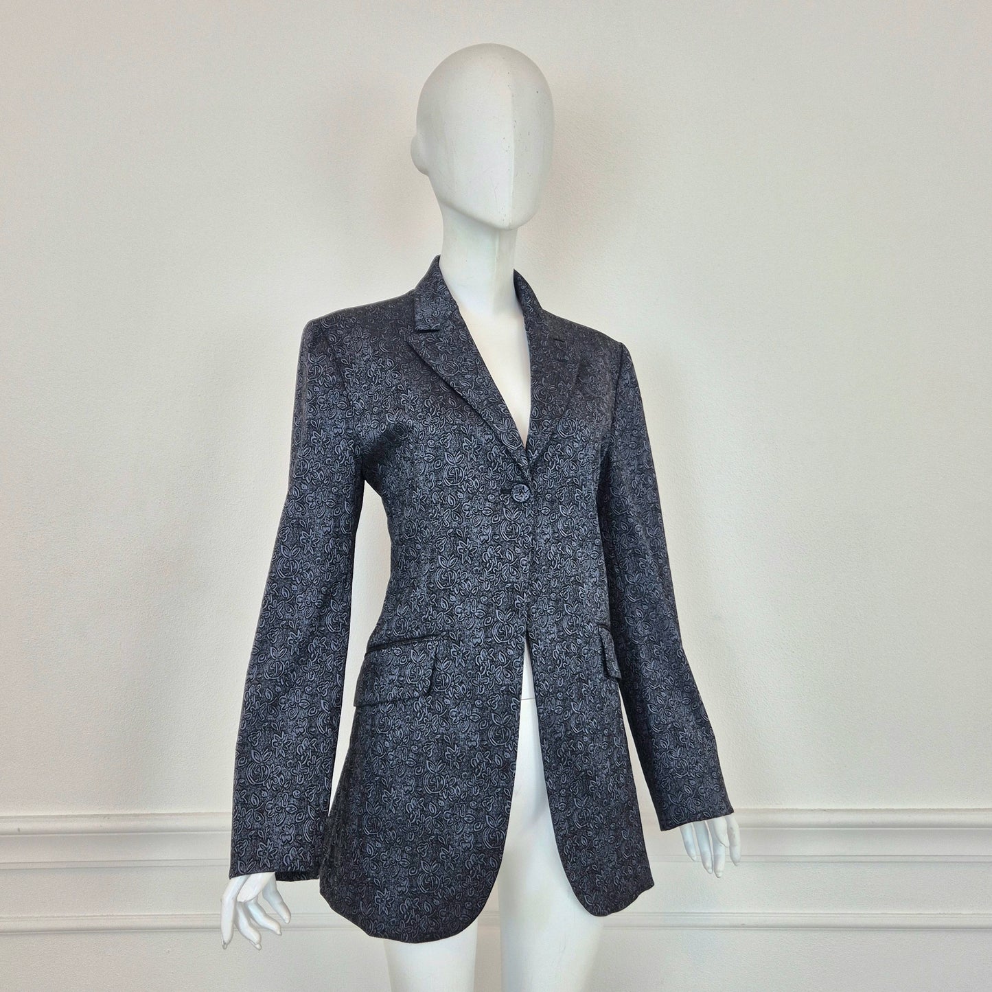 Romeo Gigli | Blazer tessuto cangiante floreale