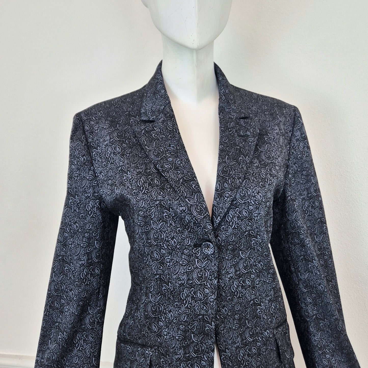 Romeo Gigli | Blazer tessuto cangiante floreale