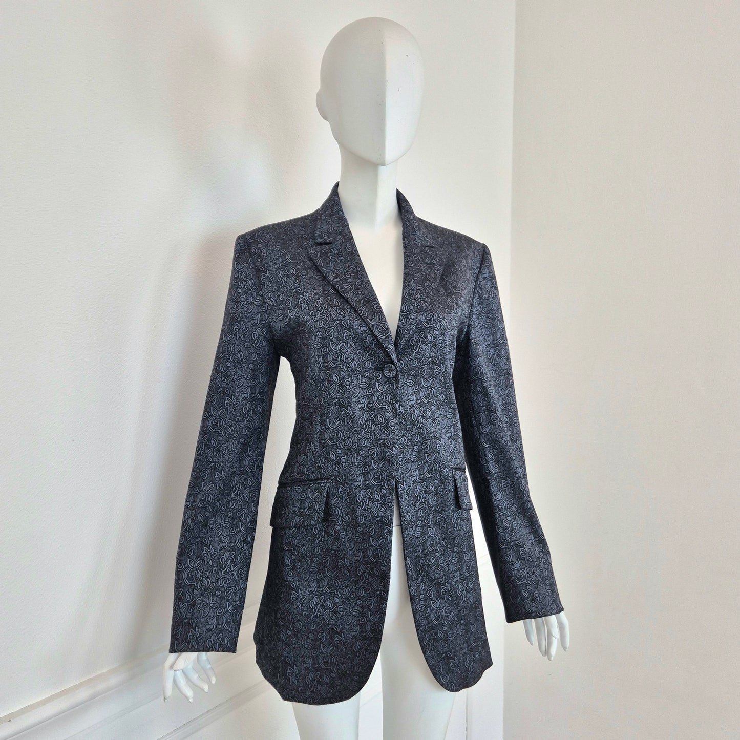 Romeo Gigli | Blazer tessuto cangiante floreale