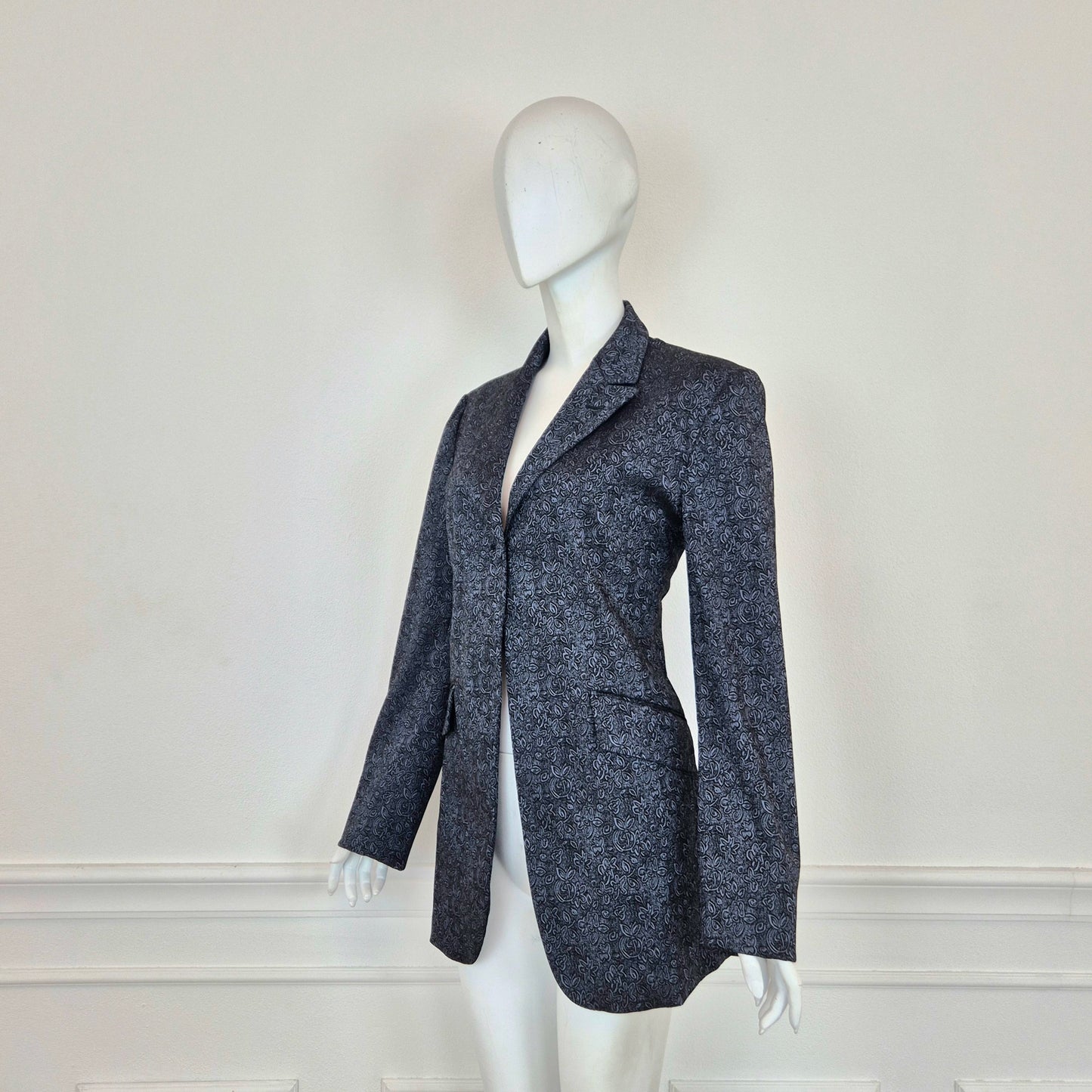 Romeo Gigli | Blazer tessuto cangiante floreale