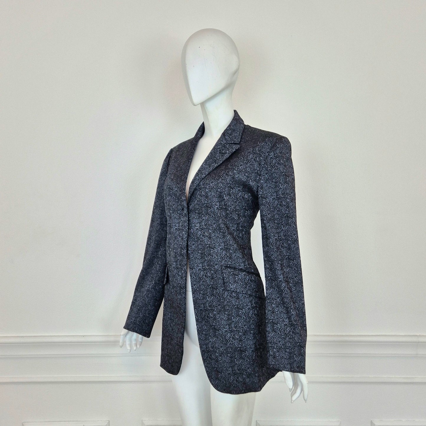 Romeo Gigli | Blazer tessuto cangiante floreale