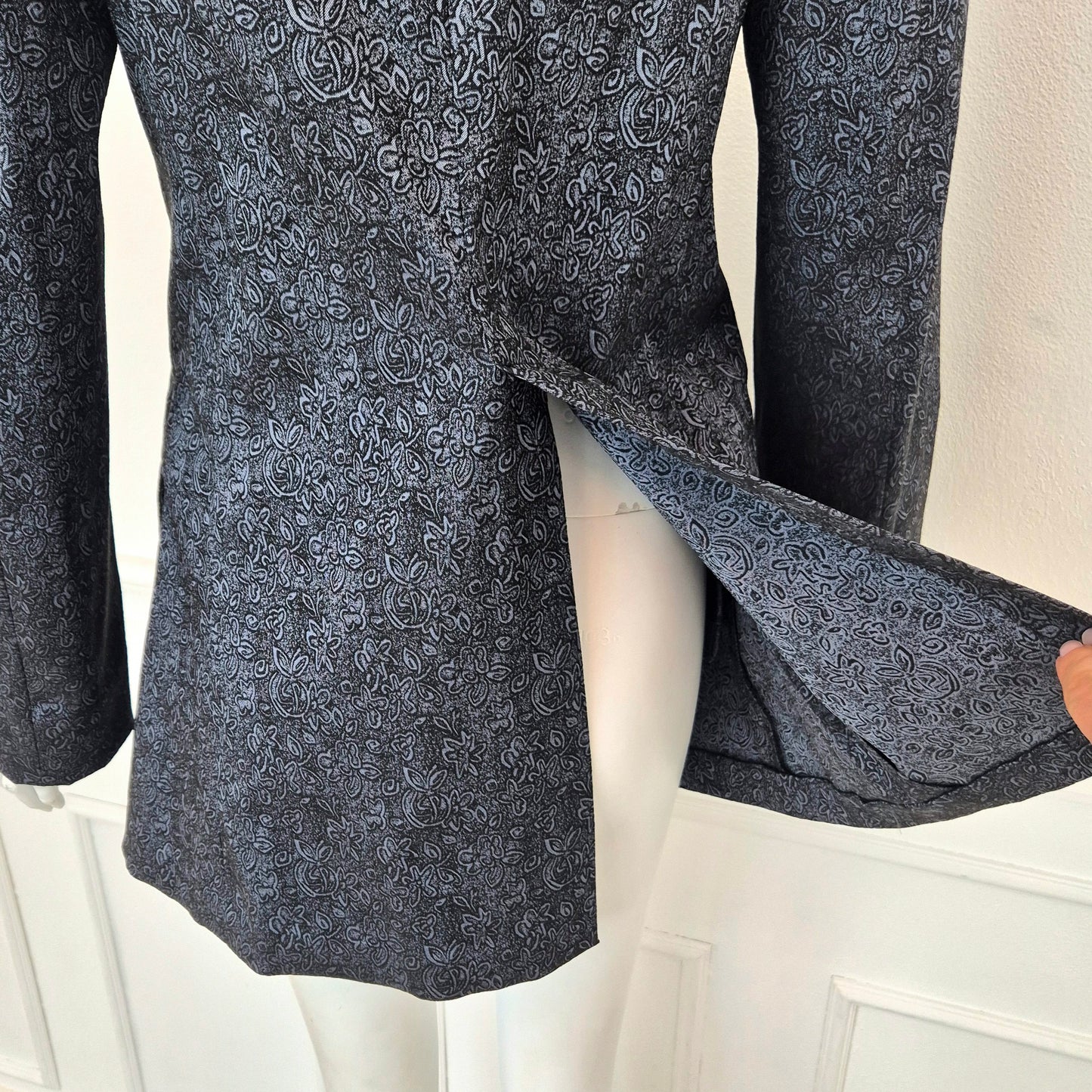 Romeo Gigli | Blazer tessuto cangiante floreale