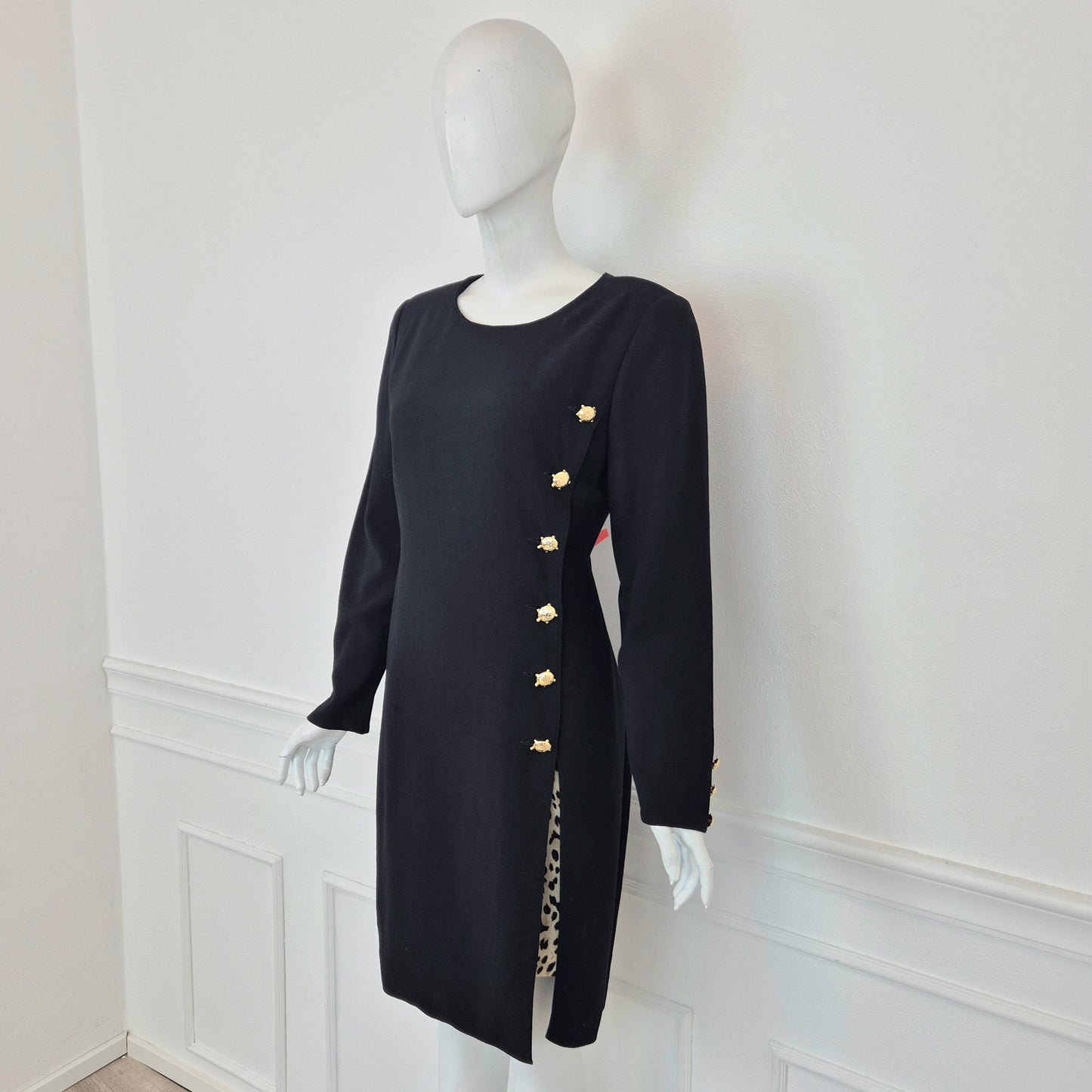 Valentino | Abito vintage bottoni tartaruga