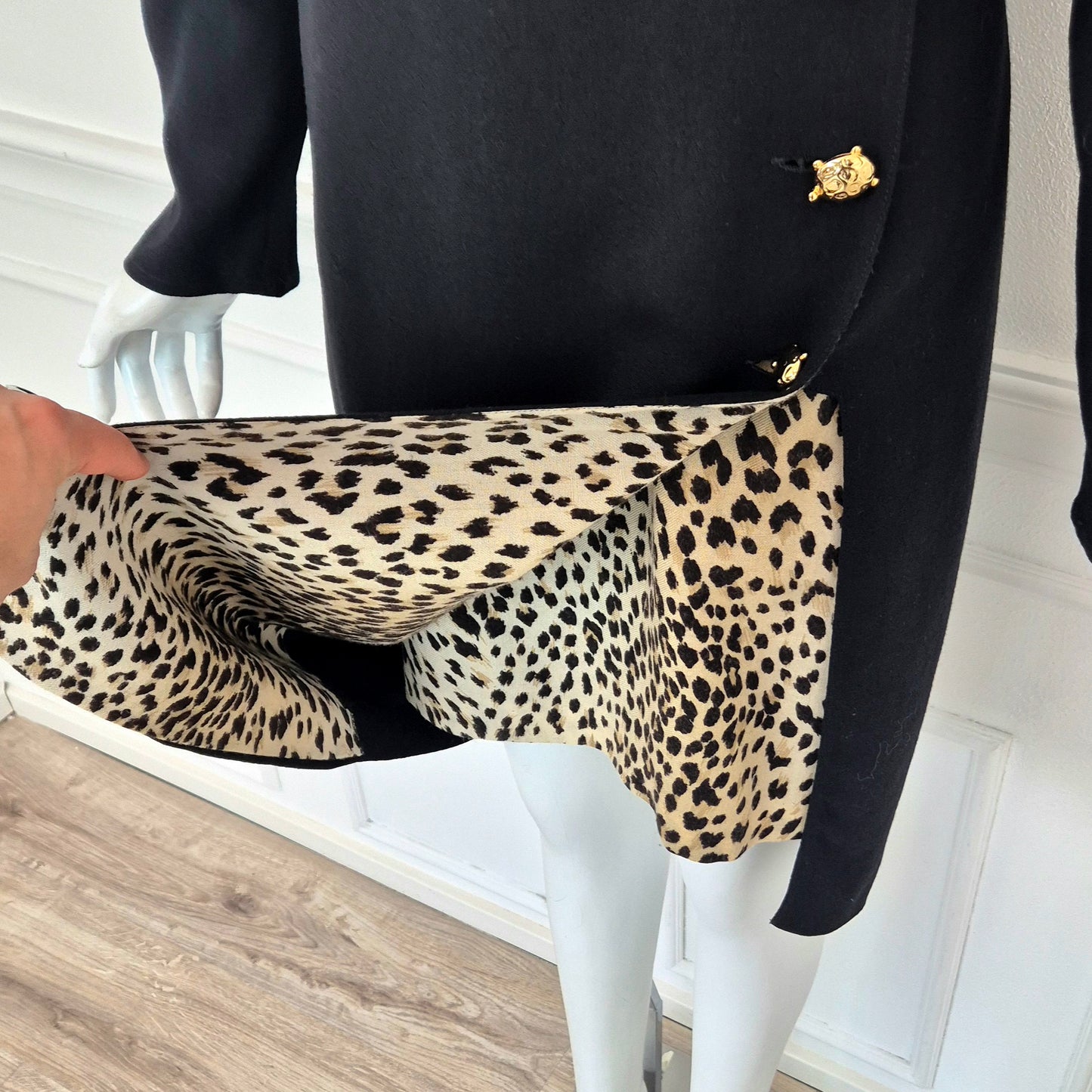 Valentino | Abito vintage bottoni tartaruga