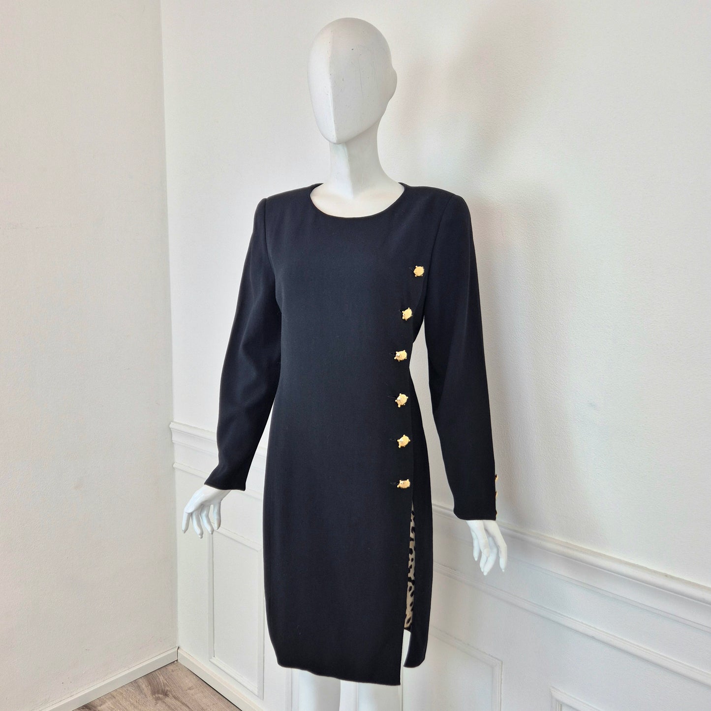 Valentino | Abito vintage bottoni tartaruga