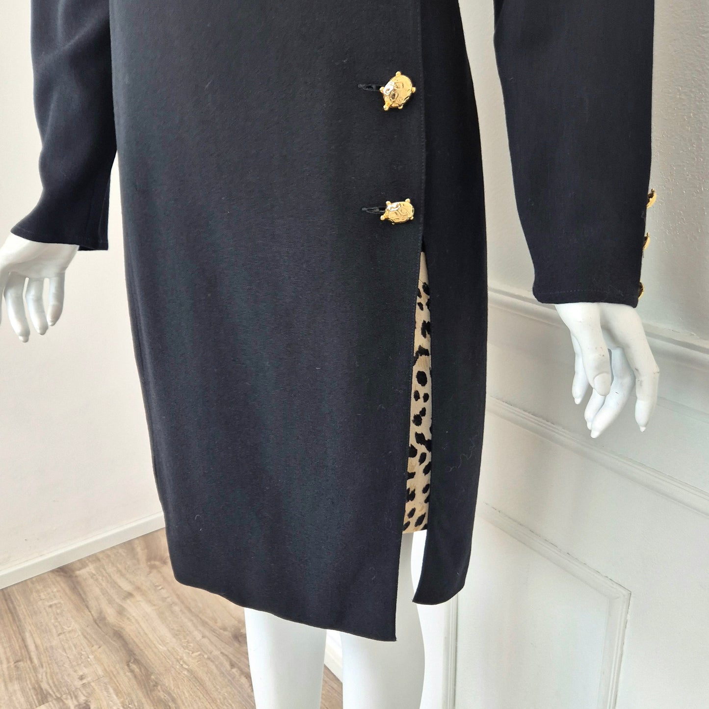 Valentino | Abito vintage bottoni tartaruga