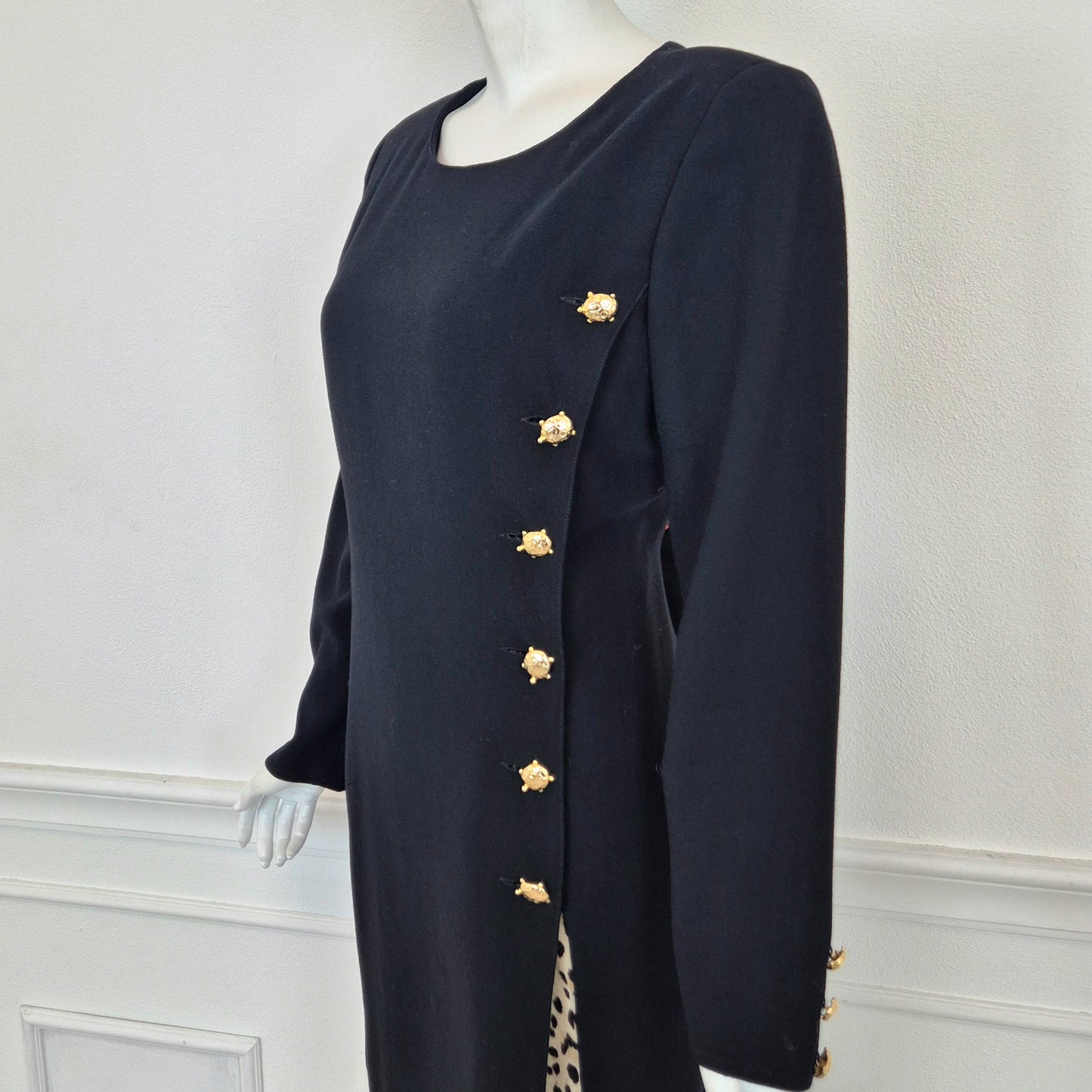 Valentino | Abito vintage bottoni tartaruga