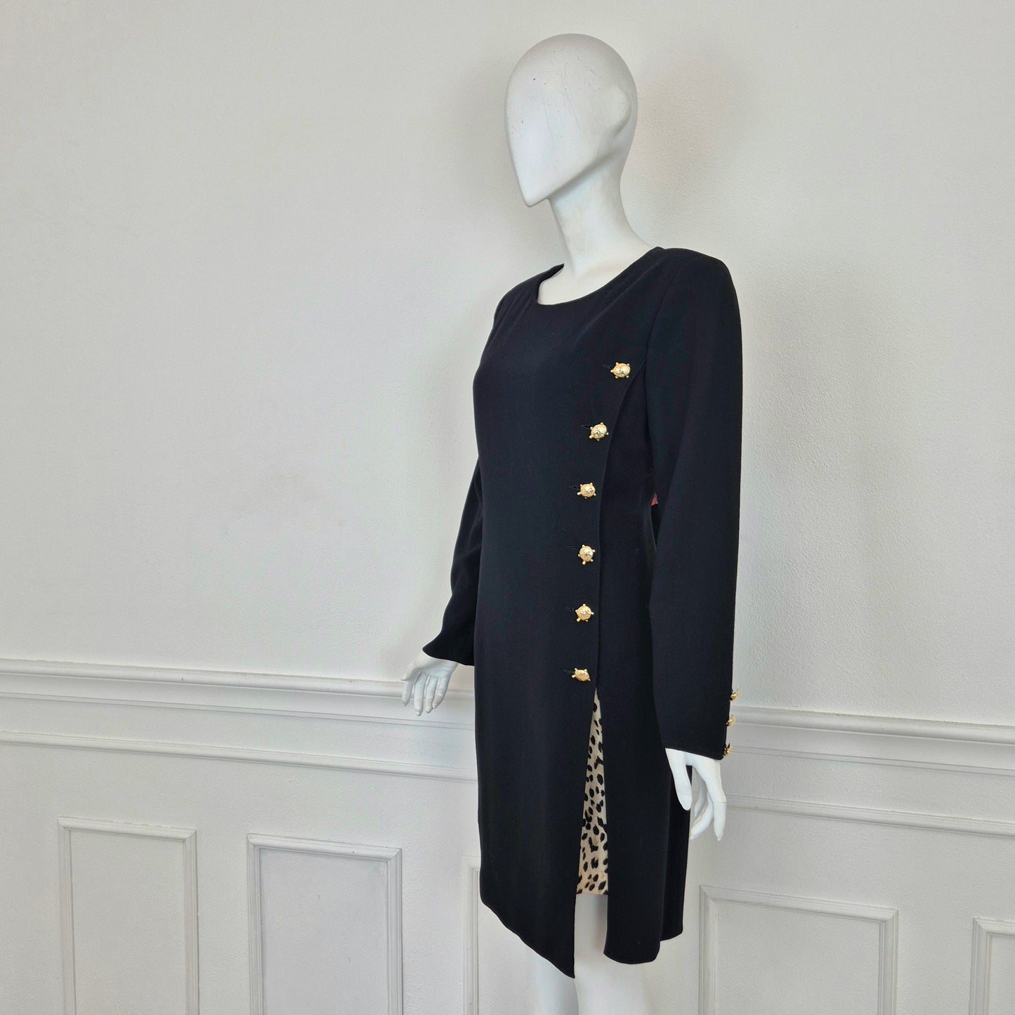 Valentino | Abito vintage bottoni tartaruga