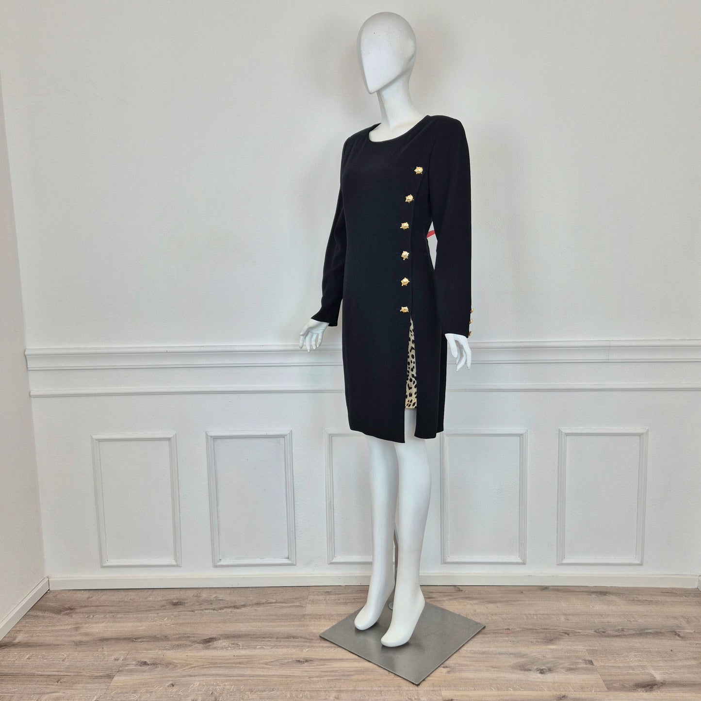 Valentino | Abito vintage bottoni tartaruga