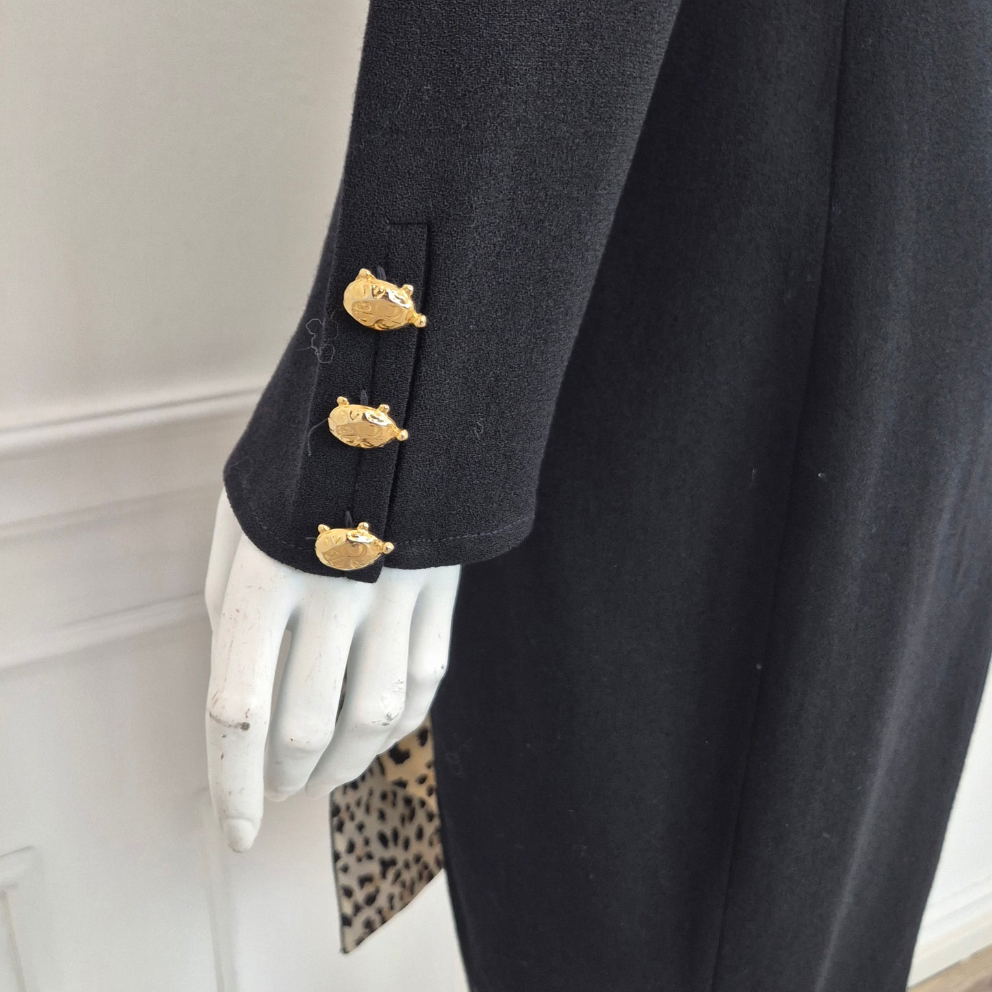 Valentino | Abito vintage bottoni tartaruga