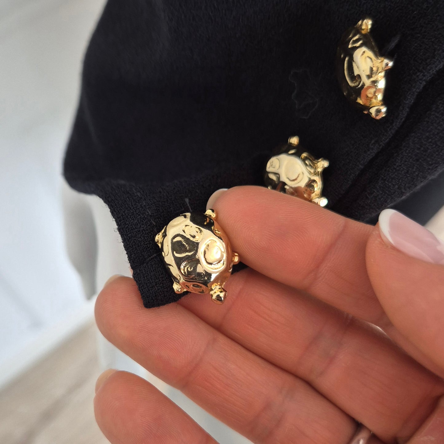 Valentino | Abito vintage bottoni tartaruga