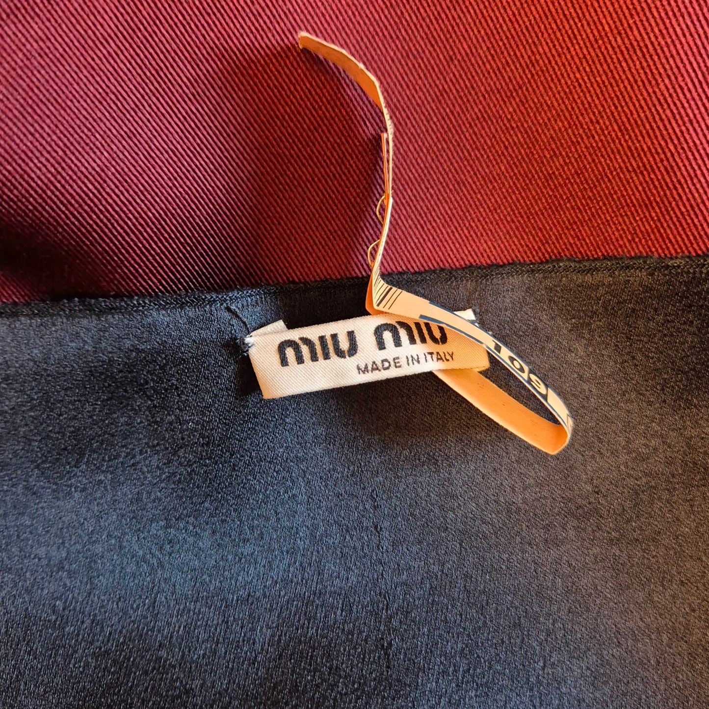 Miu Miu | Giacca in seta bicolor blu-bordeaux SS 2007