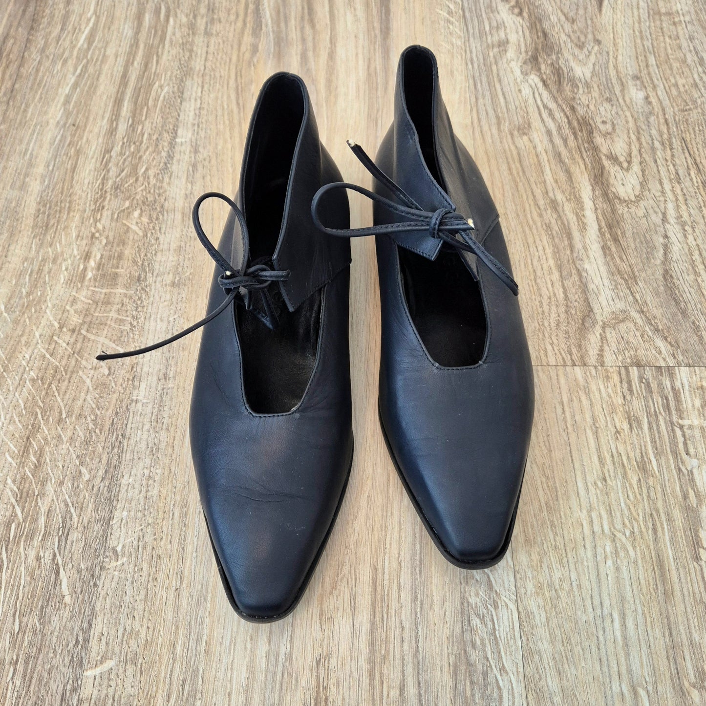 Romeo Gigli |Scarpe vintage pelle blu