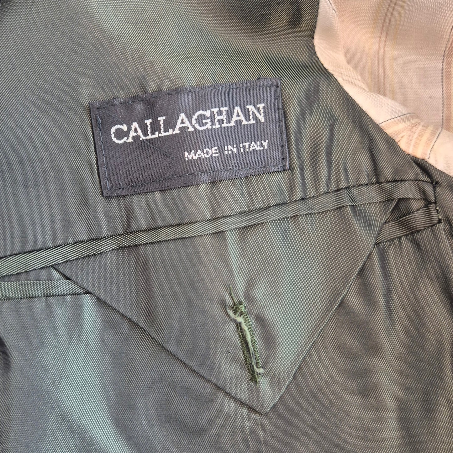 Callaghan by Romeo Gigli | Giacca in lana grigia con fiori ricamati sul colletto 1990