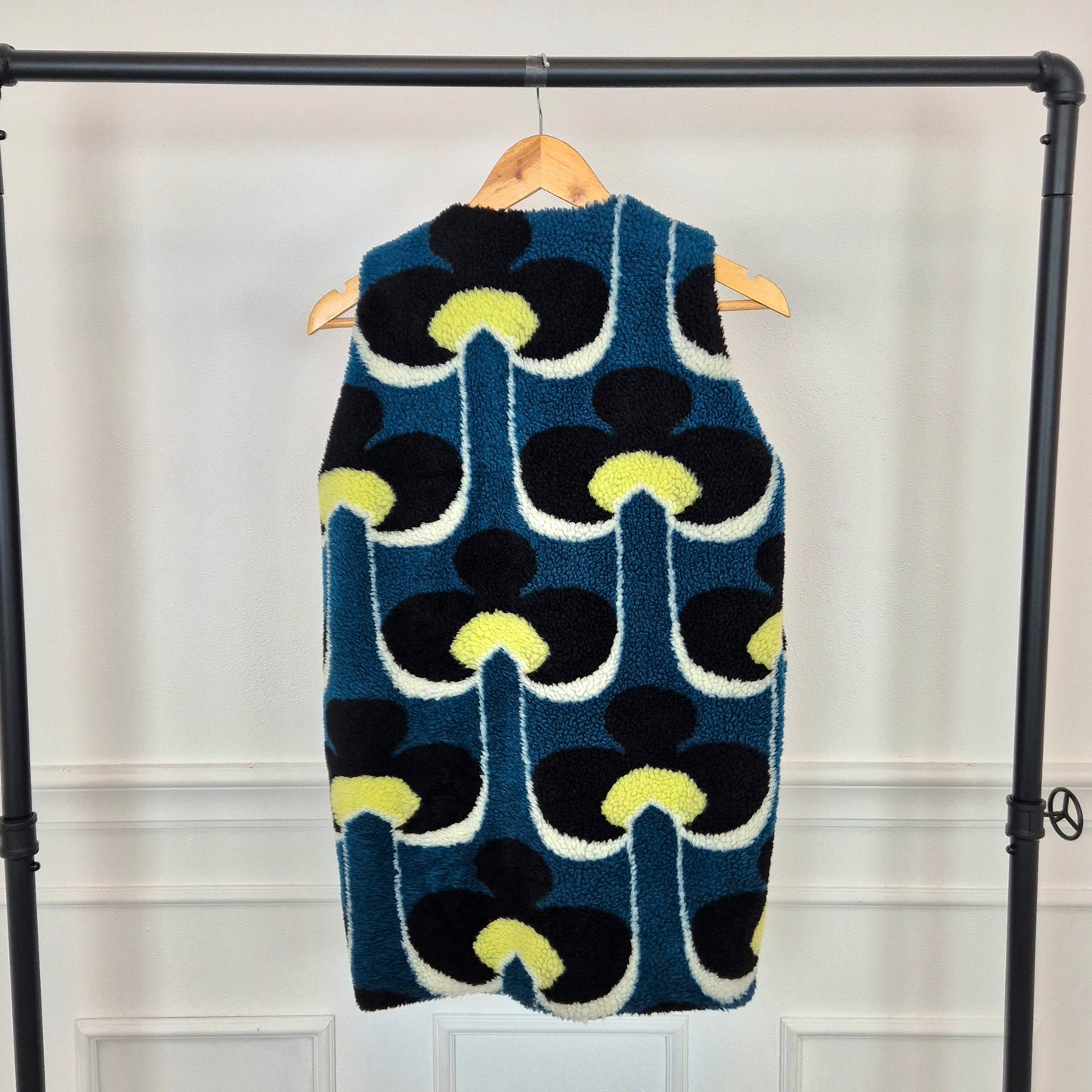 Marni | Gilet ecopelliccia stampa optical