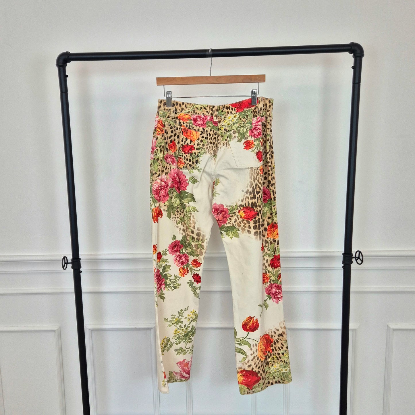 Roberto Cavalli | Jeans fiori + animalier ss 2002