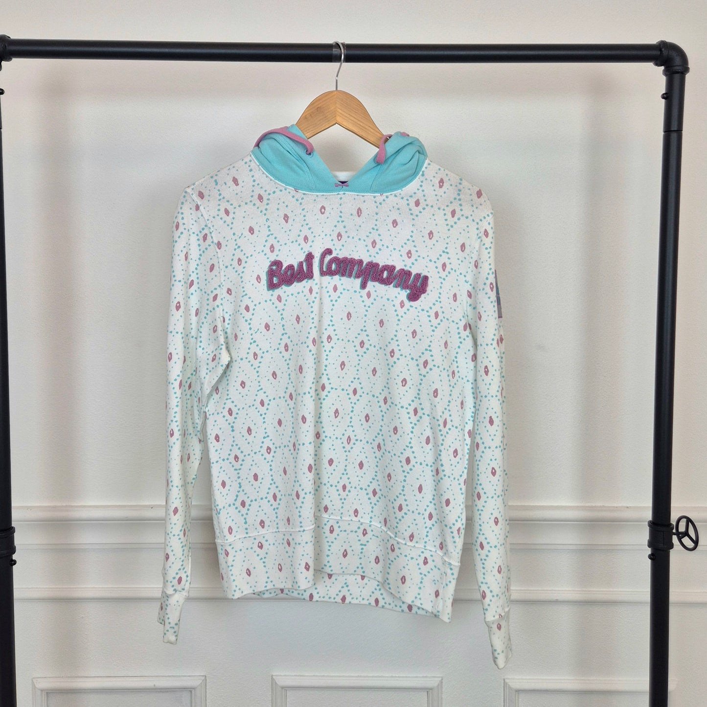 Best Companyby Olmes Carretti | Felpa bianca con cappuccio