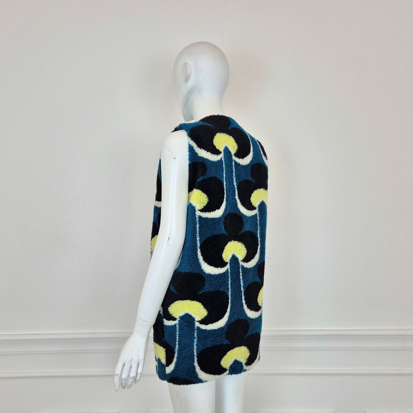 Marni | Gilet ecopelliccia stampa optical