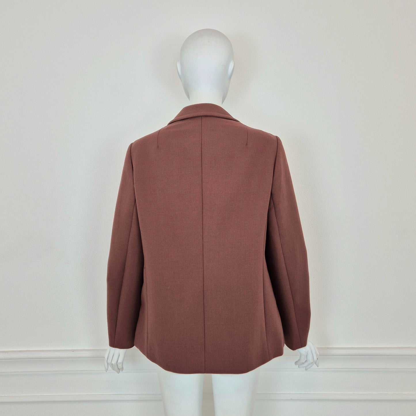 Giacca vintage coccio bottoni oro