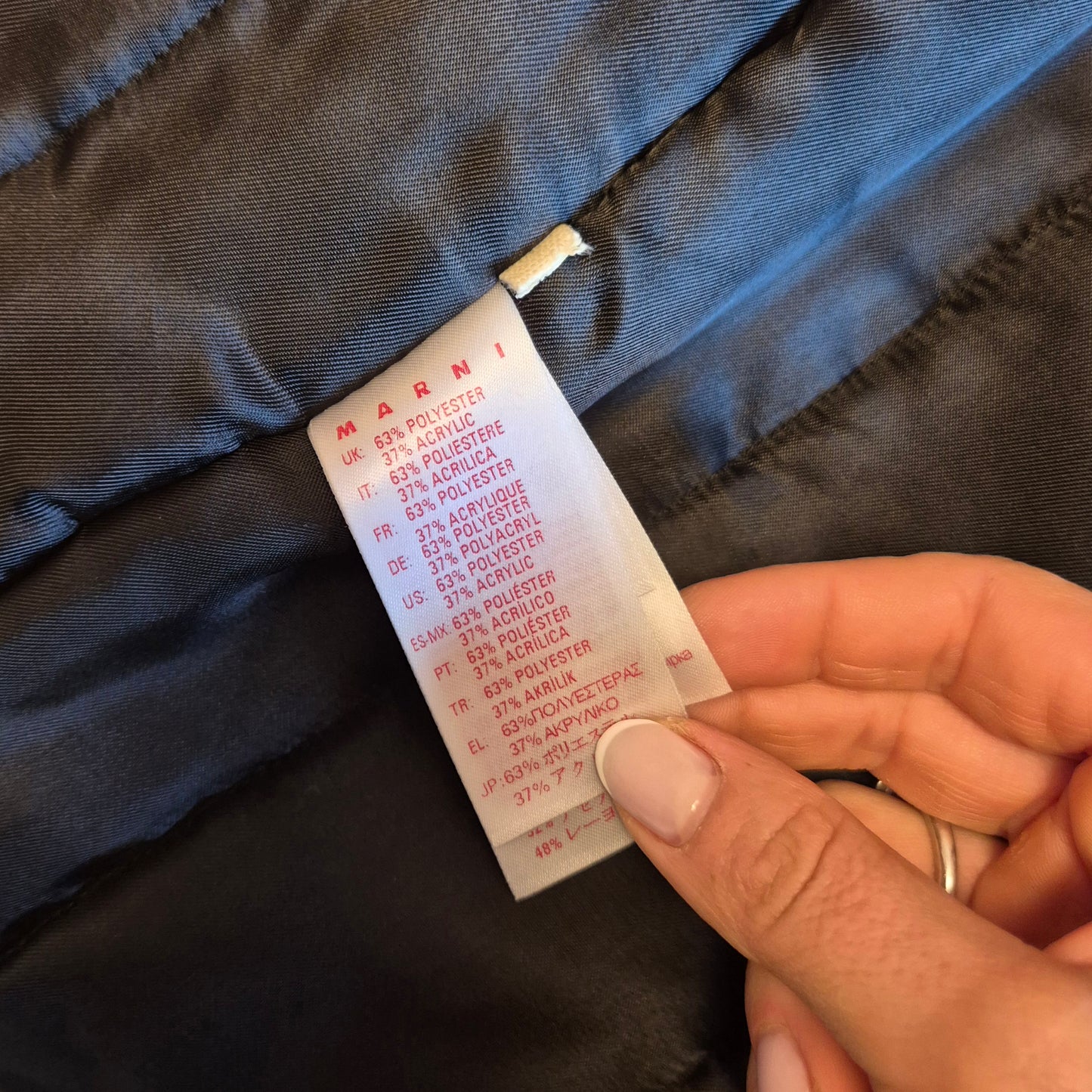 Marni | Gilet ecopelliccia stampa optical