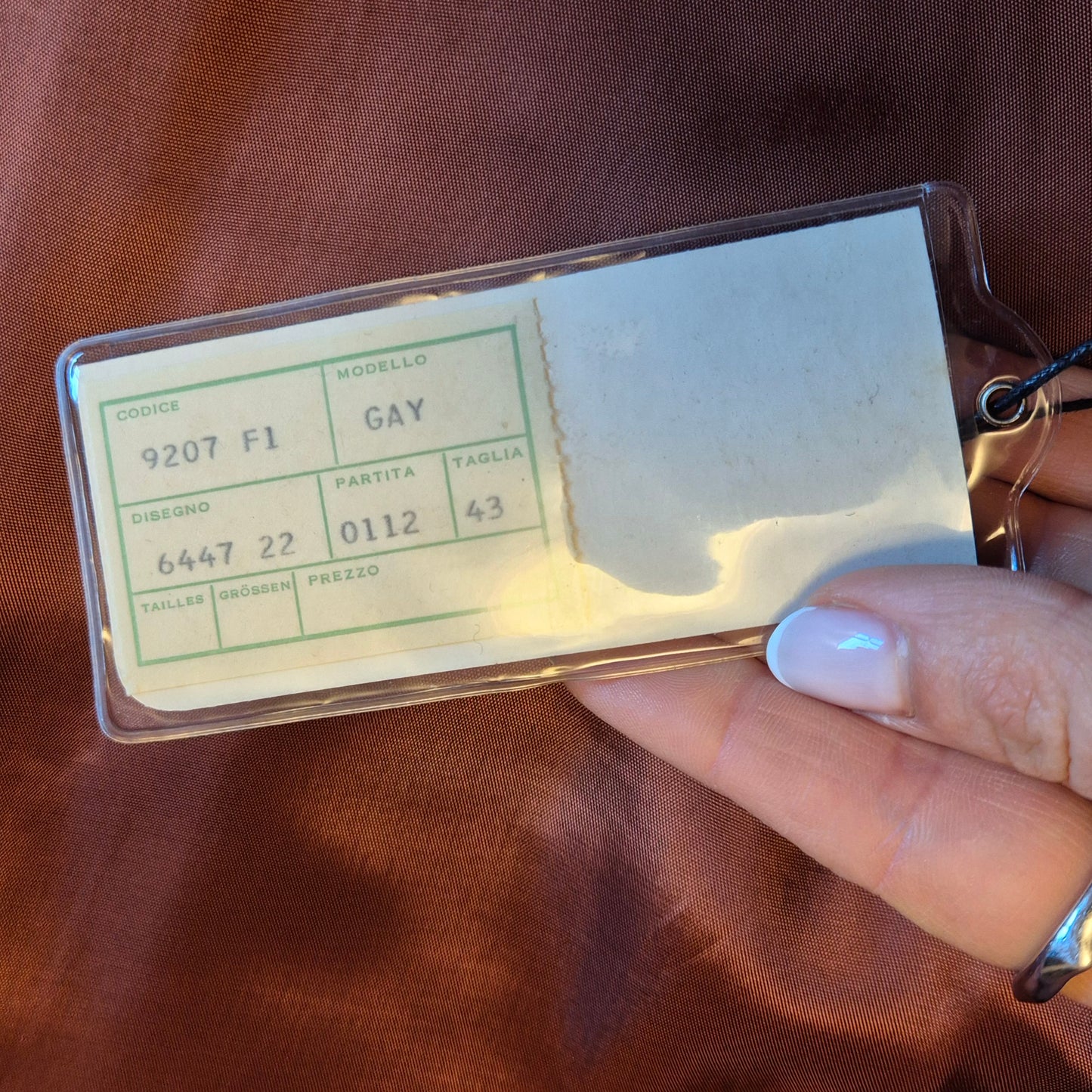 Giacca vintage coccio bottoni oro