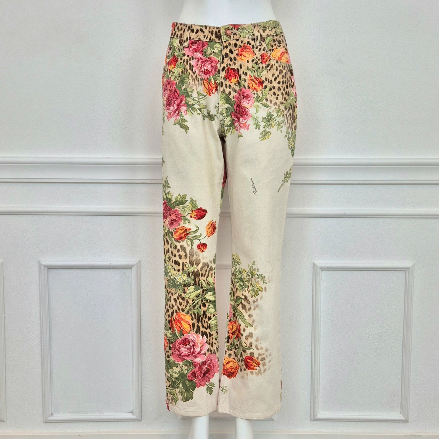 Roberto Cavalli | Jeans fiori + animalier ss 2002