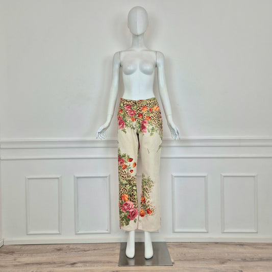 Roberto Cavalli | Jeans fiori + animalier ss 2002