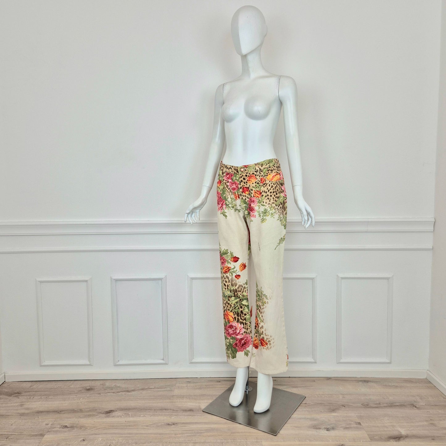 Roberto Cavalli | Jeans fiori + animalier ss 2002