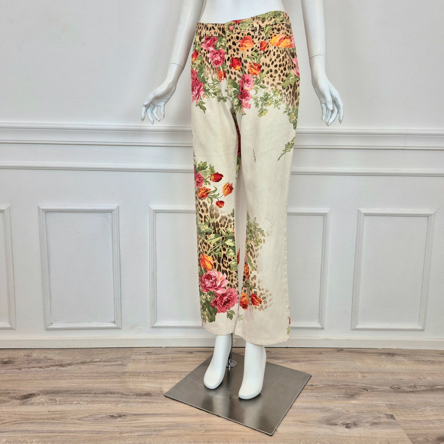 Roberto Cavalli | Jeans fiori + animalier ss 2002