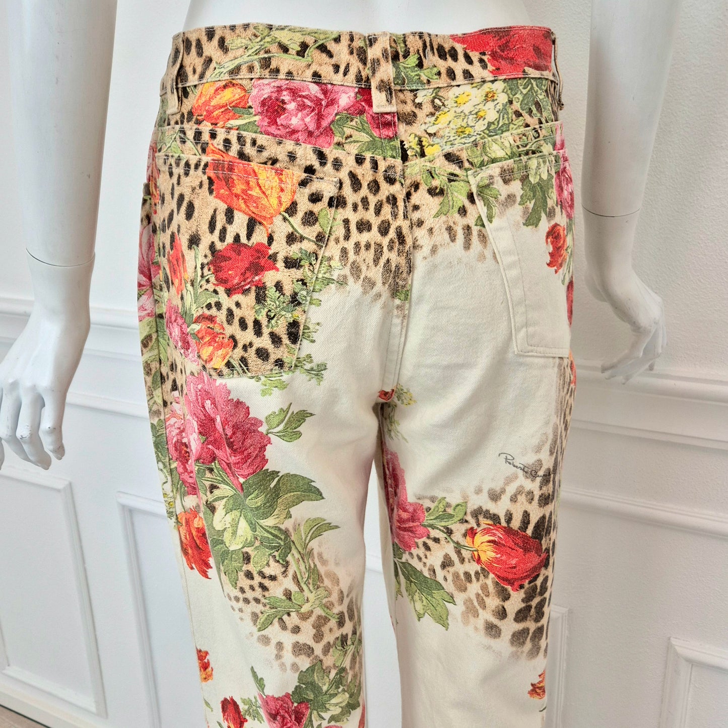 Roberto Cavalli | Jeans fiori + animalier ss 2002